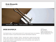 Tablet Screenshot of erdeeksperlik.com